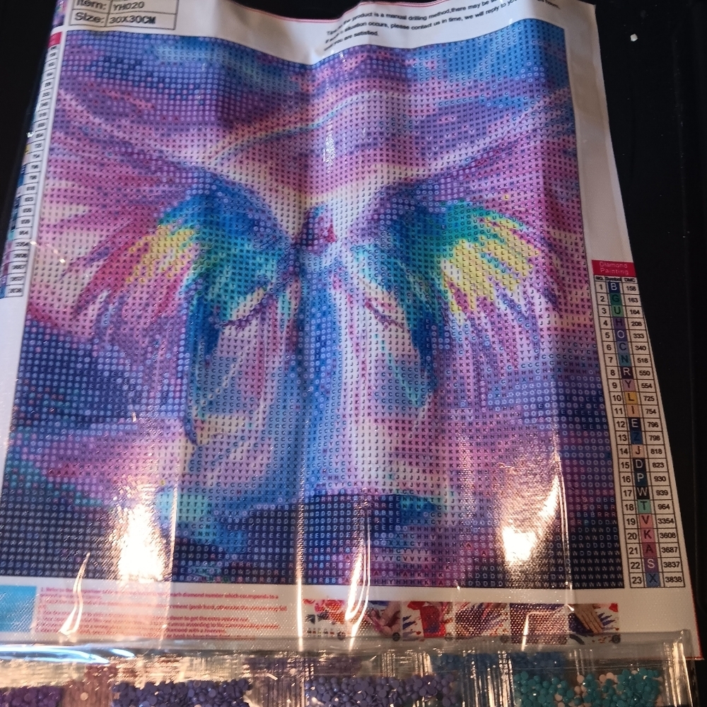 Colorful Angel Diamond Painting Kit 30x30